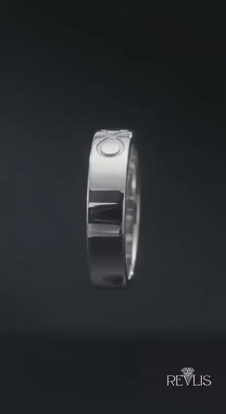 Minimalist Silver Signature Ring